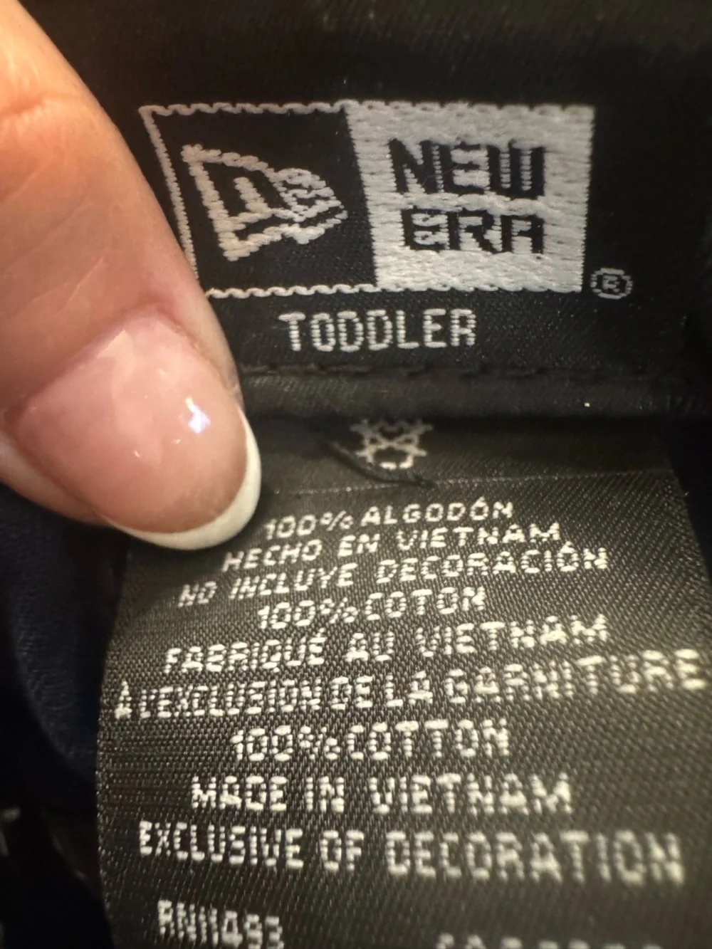 New Era Toddler Girls Navy Floral New England Patriots Cap